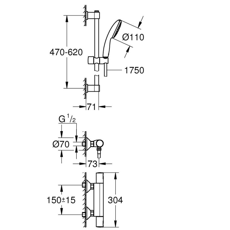 Precision Start term.+ Br.stang.sæt 600