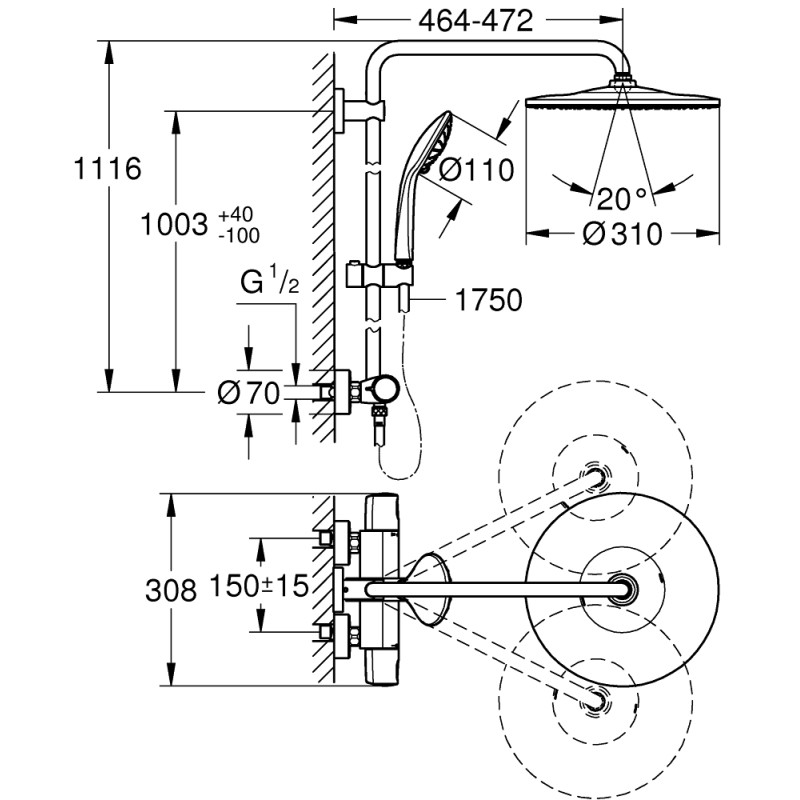 Euphoria 310 brusesystem term.CoolT