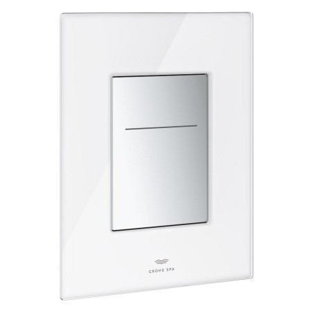 Arina betjeningsplade square chrome