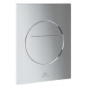 Arina betjeningsplade round chrome