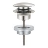 Push up bundventil, krom